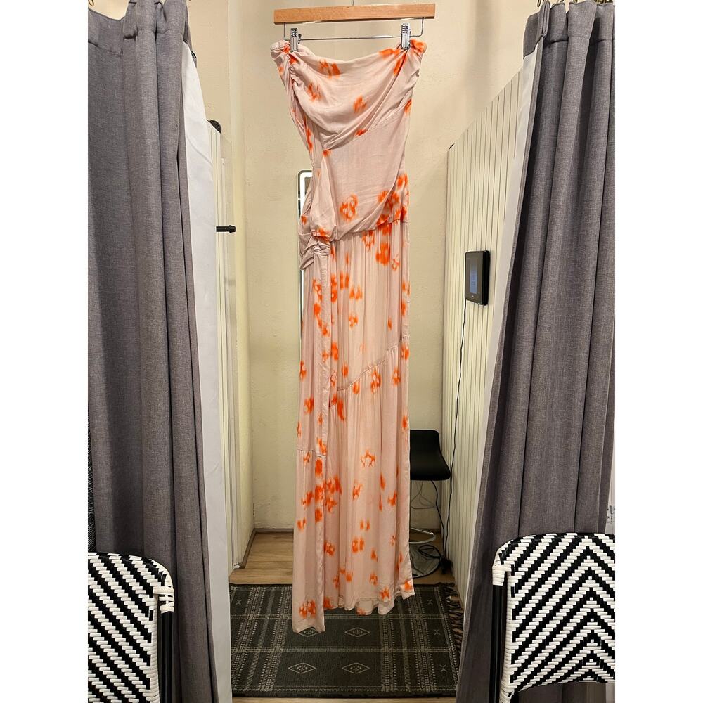 Stillwater Dress Tan and Orange Size M - Runs Small